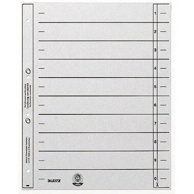 Leitz Trennblatt 16540085 DIN A4 200g Ka Verwendung für Papierformat: DIN A4, Übe