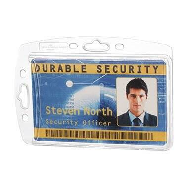DURABLE Namensschild 890519 85x54mm Kuns Verwendung für Kartengröße: 85 x 54 mm (