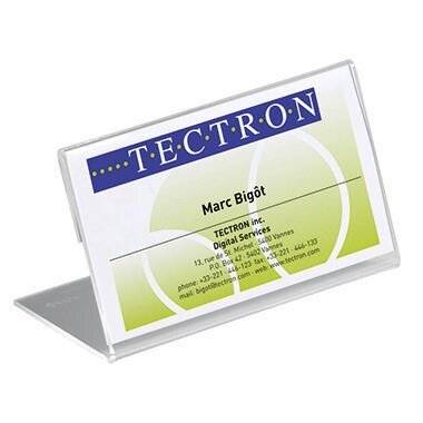 DURABLE Tischnamensschild 805519 100x52m Verwendung für Papiergrößen: 100 x 52 mm