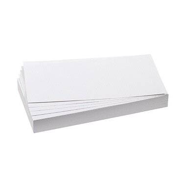 Franken Moderationskarte UMZ 1020 09 wei Maße: 20,5 x 9,5 cm (B x H)