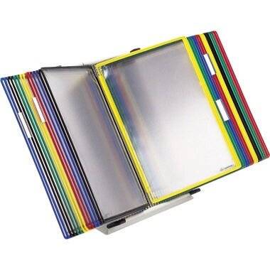 Tischständer A4 grau aus Metall mit 30 S Verwendung für Papierformat: DIN A4