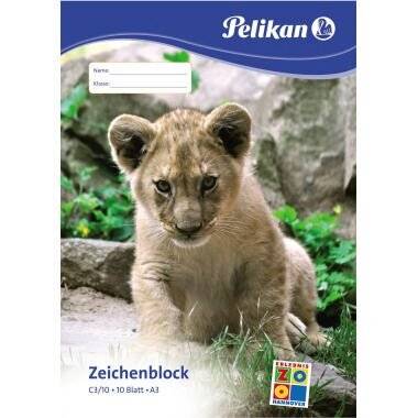 Pelikan Zeichenblock C3/10 224832 DIN A3 Papierformat: DIN A3