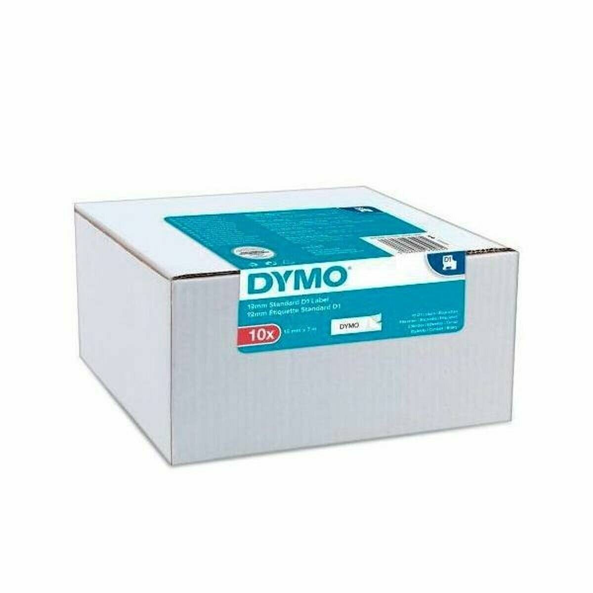 Dymo Schriftbandkassette, D1, 12 mm x 7 m, schwarz auf weiß