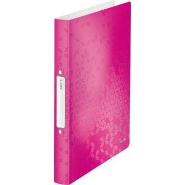 Leitz Ringbuch WOW 42570023 DIN A4 2Ring Polypropylen pink
