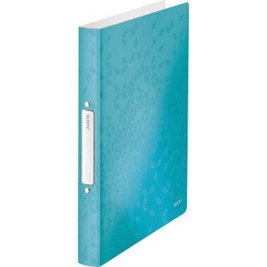 Leitz Ringbuch WOW 42570051 DIN A4 2Ring Polypropylen eisblau