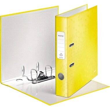 Leitz Ordner WOW 10060016 DIN A4 50mm Pa der Kaschierung außen: Papier laminiert