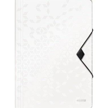 Leitz Eckspanner WOW 45990001 DIN A4 3Kl Polypropylen weiß