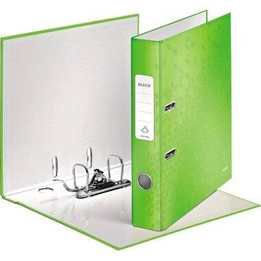 Leitz Ordner WOW 10060054 DIN A4 50mm Pa der Kaschierung außen: Papier laminiert