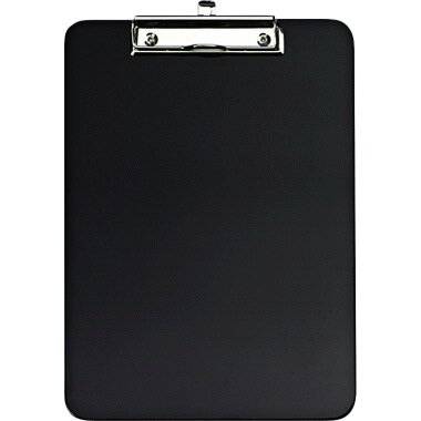 WEDO Klemmbrett 57601 A4 22,7x31,7cm sch 23x33 cm (BxH) DIN A4 Polystyrol schwarz