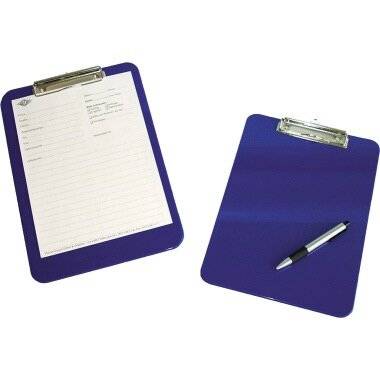 WEDO Klemmbrett 57603 A4 22,7x31,7cm bla 23x33 cm (BxH) DIN A4 Polystyrol blau