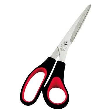 WEDO Schere 9768 21,0cm Edelstahl Softgr Rechtshänder Edelstahl