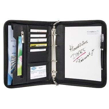 WEDO Konferenzmappe Elegance 585101 DIN Kunstleder/Nylon schwarz