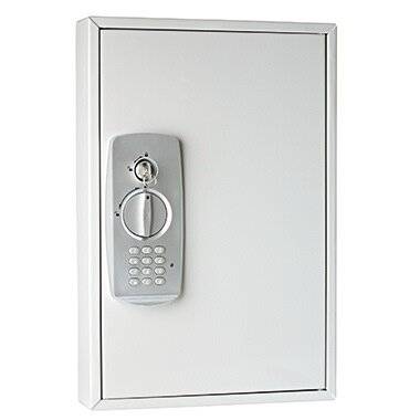 WEDO Schlüsselschrank 10263237 für 32Sch Stahlblech pulverbeschichtet lichtgrau