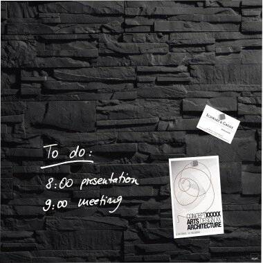 SIGEL Magnetboard Artverum GL169 480x480 magnethaftend inkl. 3 starker