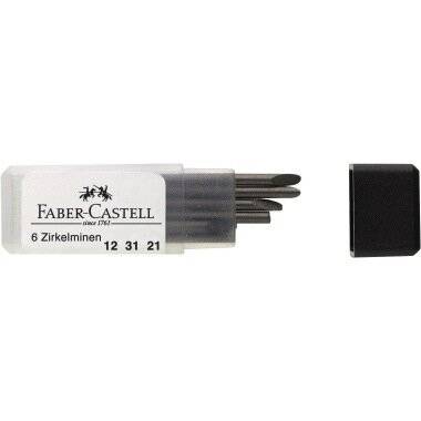 Faber-Castell Zirkelmine 123121 in Dose H 2mm 6 St./Pack.
