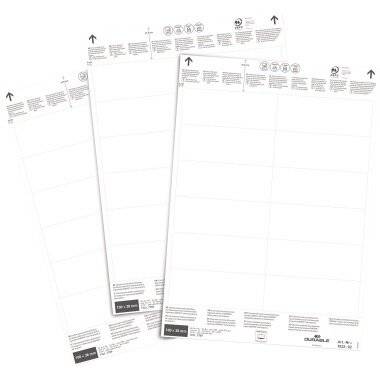 DURABLE Einsteckschild 102202 Logistikta St./Pack.