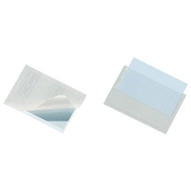DURABLE Selbstklebetasche POCKETFIX 8073 Weichfolie transparent 10 St./Pack.