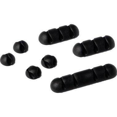 DURABLE Kabelclip CAVOLINE CLIP MIX 5041 Kabel 1 x Clip für 4 Kabel Kunststoff 7