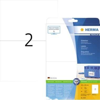 HERMA Etikett PREMIUM 5064 210x148mm wei 50 Etik./Pack.