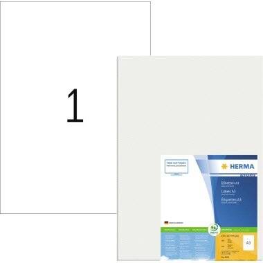 HERMA Etikett 8692 420x297mm weiß 100 St 100 Etik./Pack.
