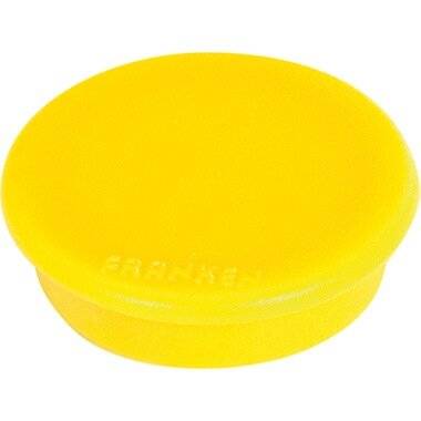 Franken Magnet HM20 04 rund 24mm gelb 10 gelb 10 St./Pack.