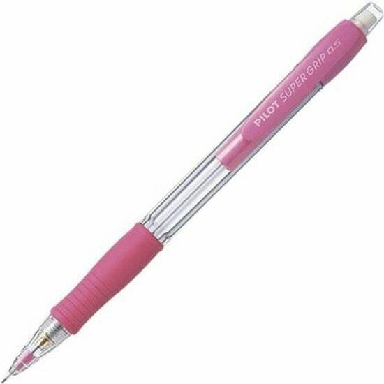 PILOT Druckbleistift SuperGrip H-185-SL- Grip 0,5mm HB transparent