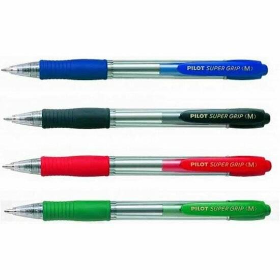 PILOT Druckbleistift SuperGrip H-185-SL- Grip 0,5mm HB transparent