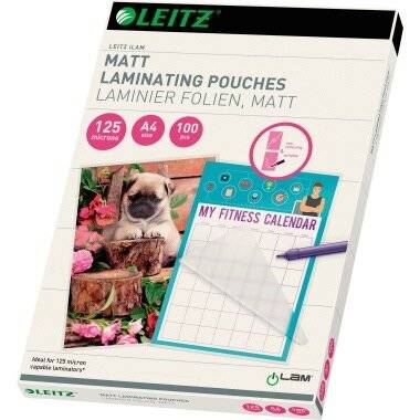 Leitz Folientasche 16926 125mic A4 seide St./Pack.