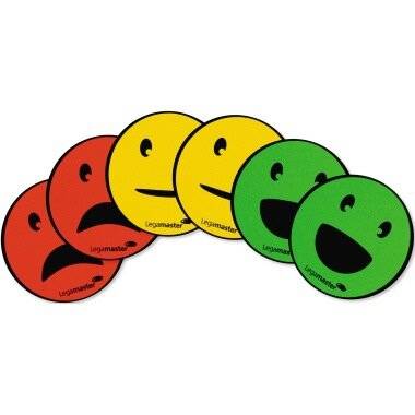 Legamaster Magnet Emoticon 7-123304 sort St./Pack.