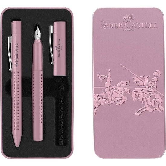 Geschenkset Grip Harmony Füller M und Kuli rose shadows im Metalletui