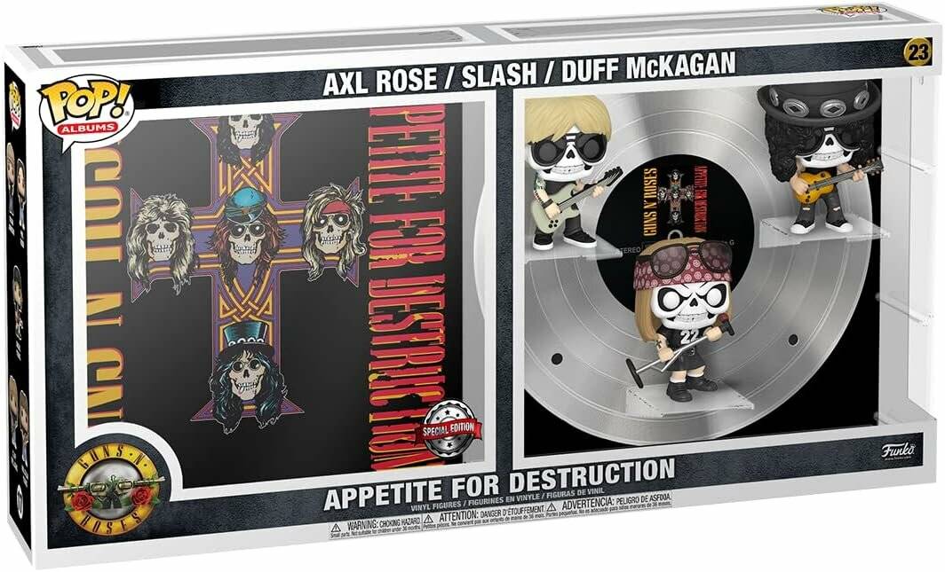 Guns n Roses POP! Albums Vinyl Figuren 3er-Pack Appetite For Destruction 9 cm