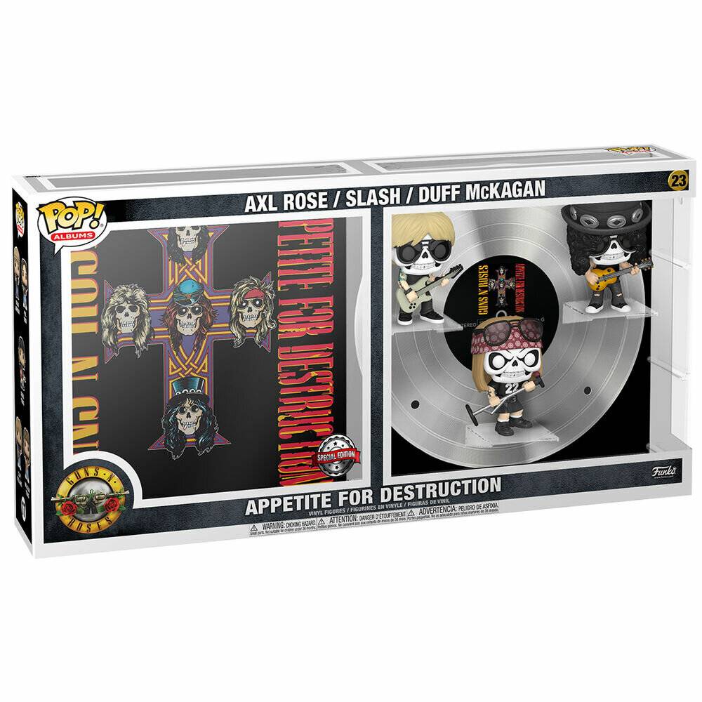 Guns n Roses POP! Albums Vinyl Figuren 3er-Pack Appetite For Destruction 9 cm