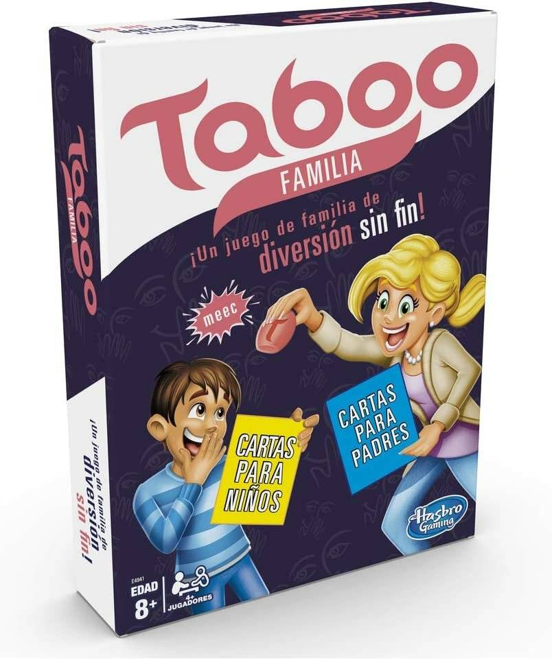 Hasbro Gaming- Taboo Familie Brettspiel, Mehrfarbig (E4941105)