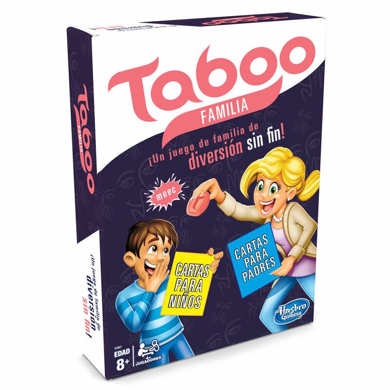 Hasbro Gaming- Taboo Familie Brettspiel, Mehrfarbig (E4941105)