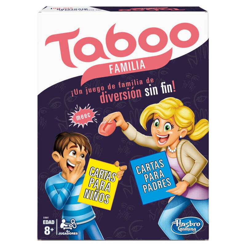 Hasbro Gaming- Taboo Familie Brettspiel, Mehrfarbig (E4941105)