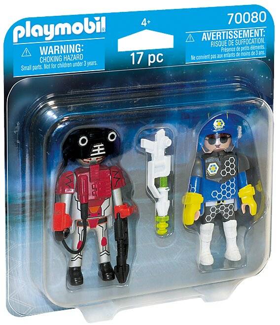PLAYMOBIL 70080 Duo Pack DuoPack Spacepolizist und Ganove, bunt