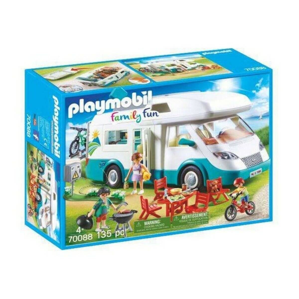 PLAYMOBIL 70088 Family Fun Familien-Wohnmobil, Konstruktionsspielzeug