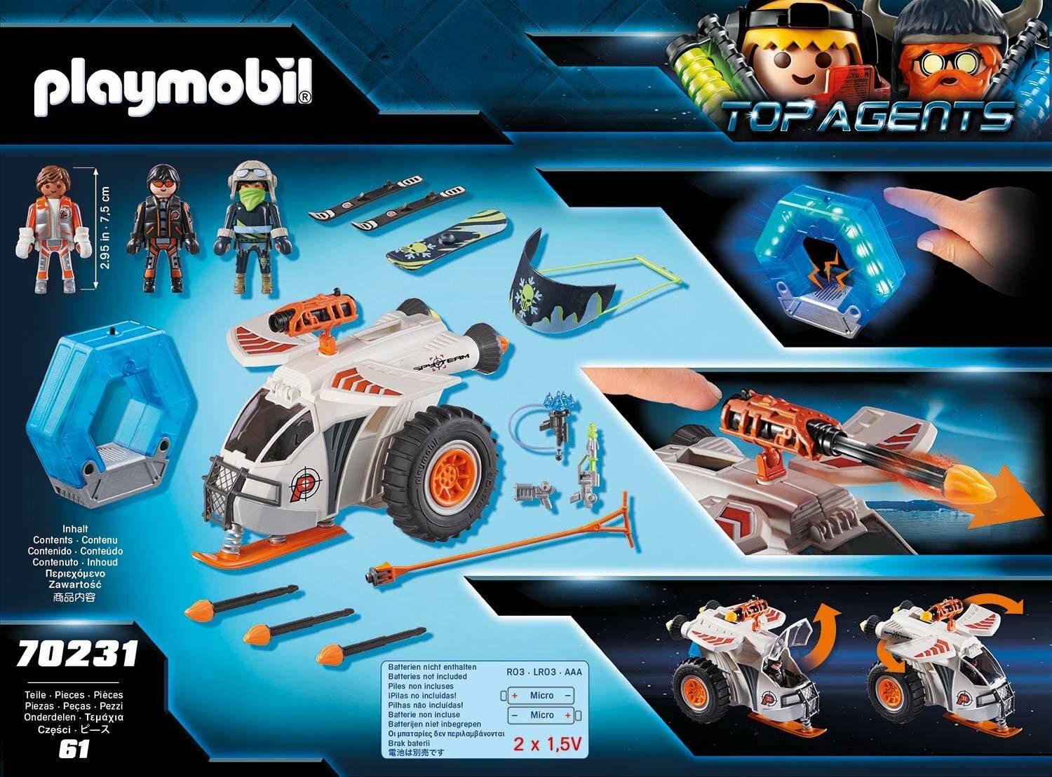 PLAYMOBIL 70231 Spy Team Schneegleiter