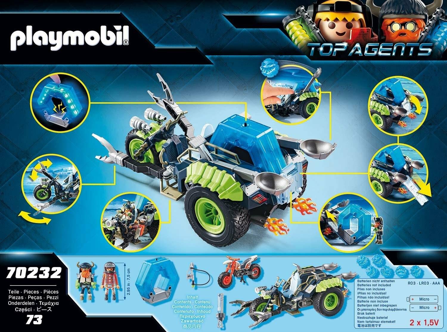 PLAYMOBIL Top Agents 70232 Arctic Rebels Eistrike, Ab 6 Jahren