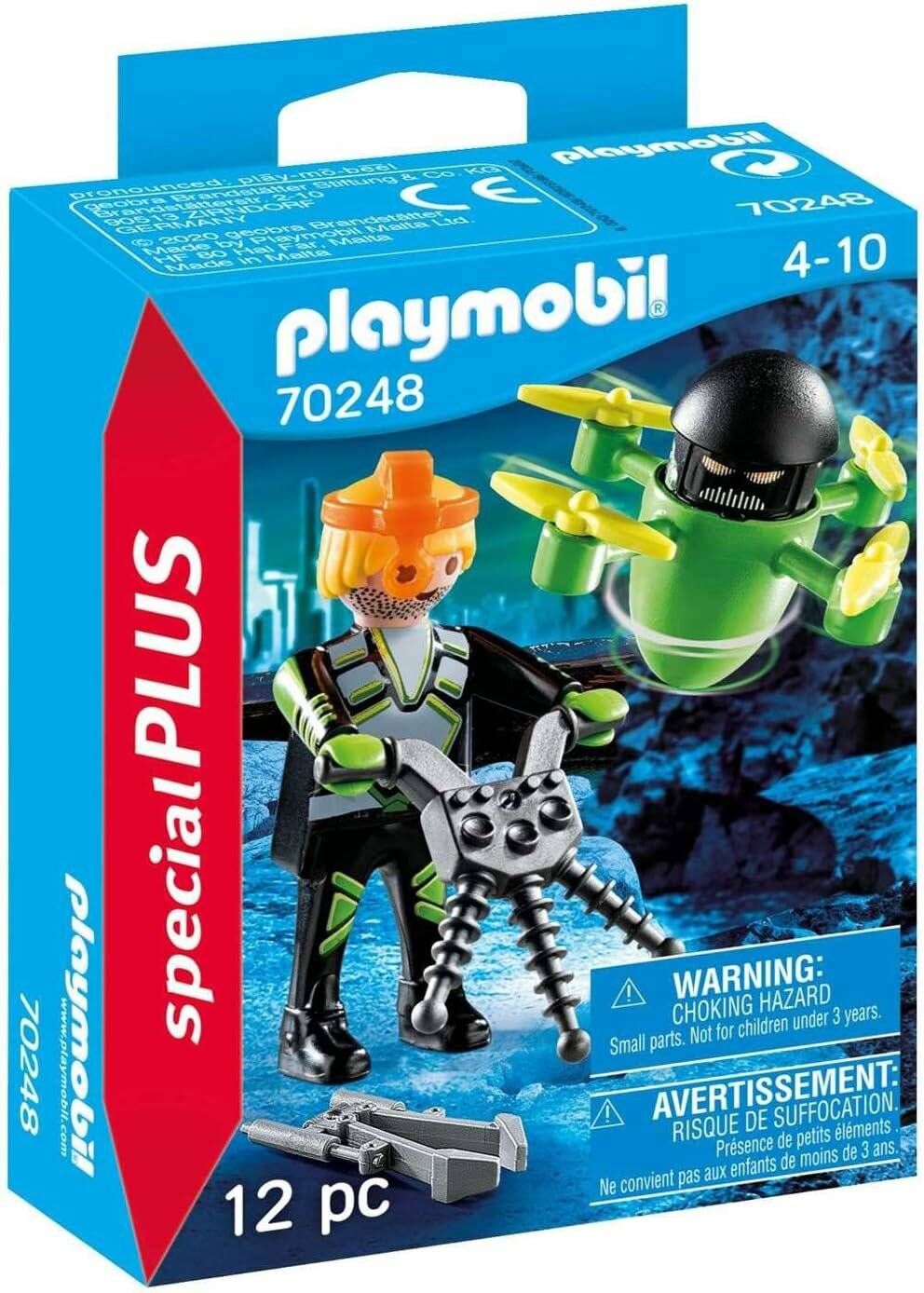 PLAYMOBIL Special Plus 70248 Agent mit Drohne, ab 4 Jahren