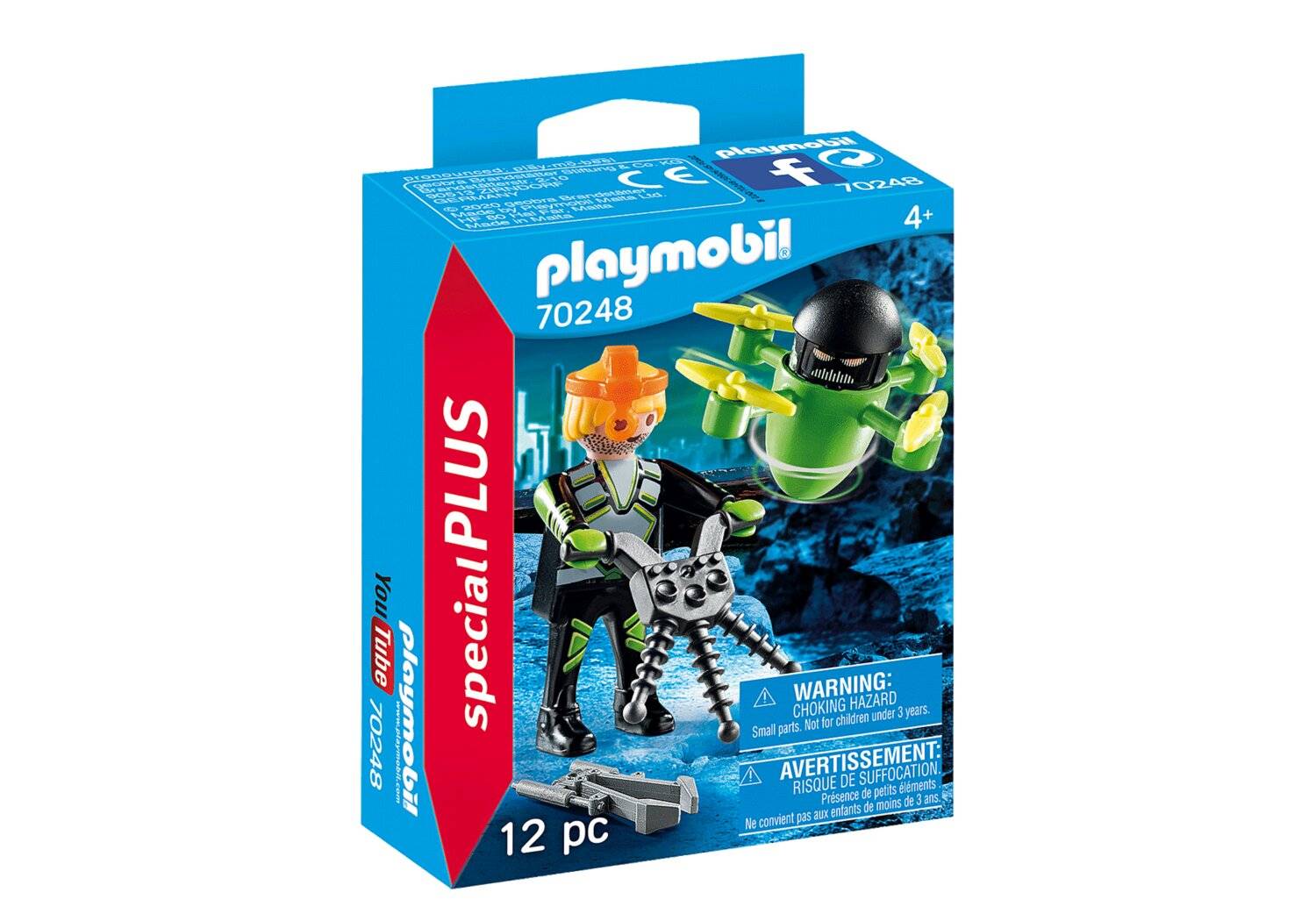 PLAYMOBIL Special Plus 70248 Agent mit Drohne, ab 4 Jahren