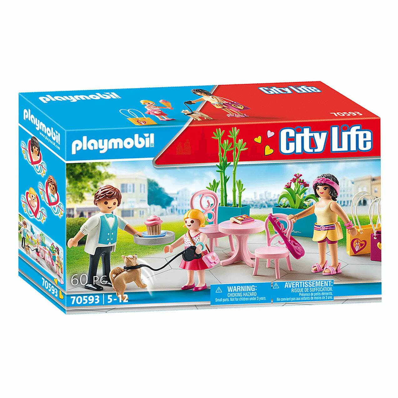 PLAYMOBIL 70593 City Life Kaffeepause, Konstruktionsspielzeug