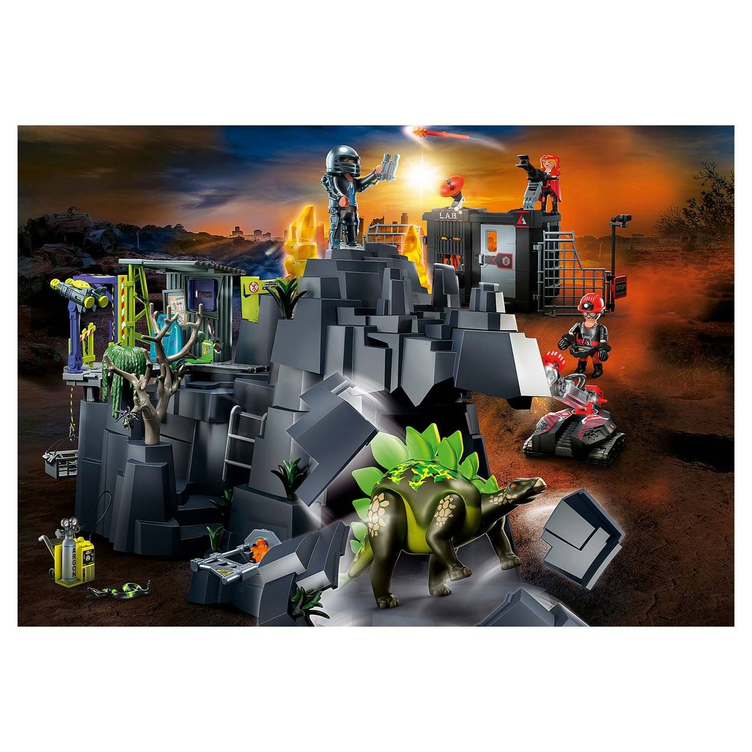PLAYMOBIL 70623 Dino Rise Dino Rock, Konstruktionsspielzeug