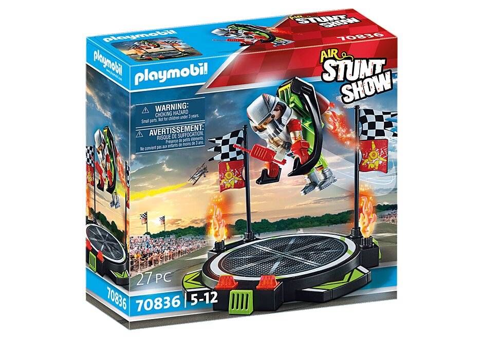 PLAYMOBIL 70836 Air Stuntshow Jetpack-Flieger, Konstruktionsspielzeug