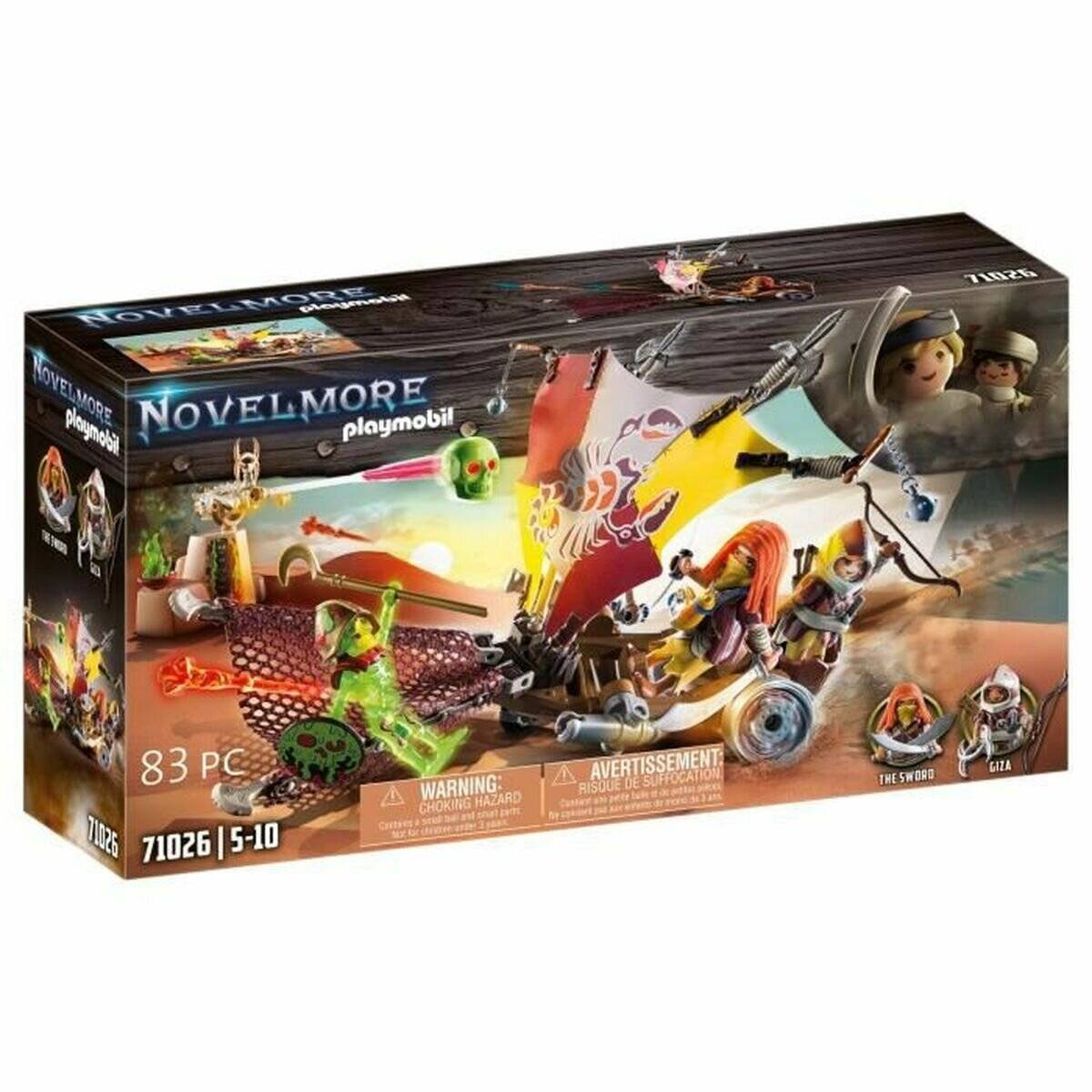 PLAYMOBIL 71026 Novelmore Sal'ahari Sands - DÃ ¼ nensurfer, Konstruktionsspielzeug