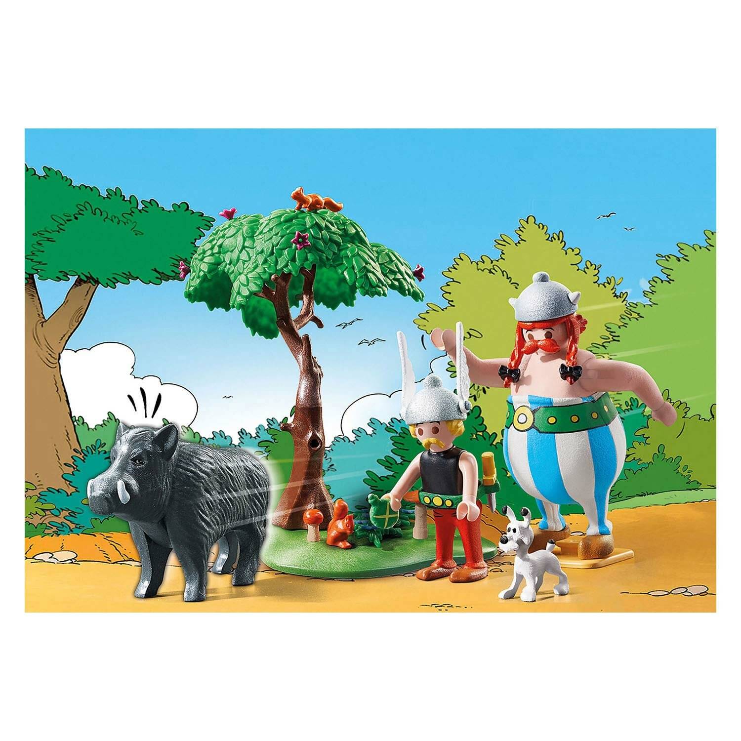 PLAYMOBIL 71160 Asterix Wildschweinjagd, Konstruktionsspielzeug