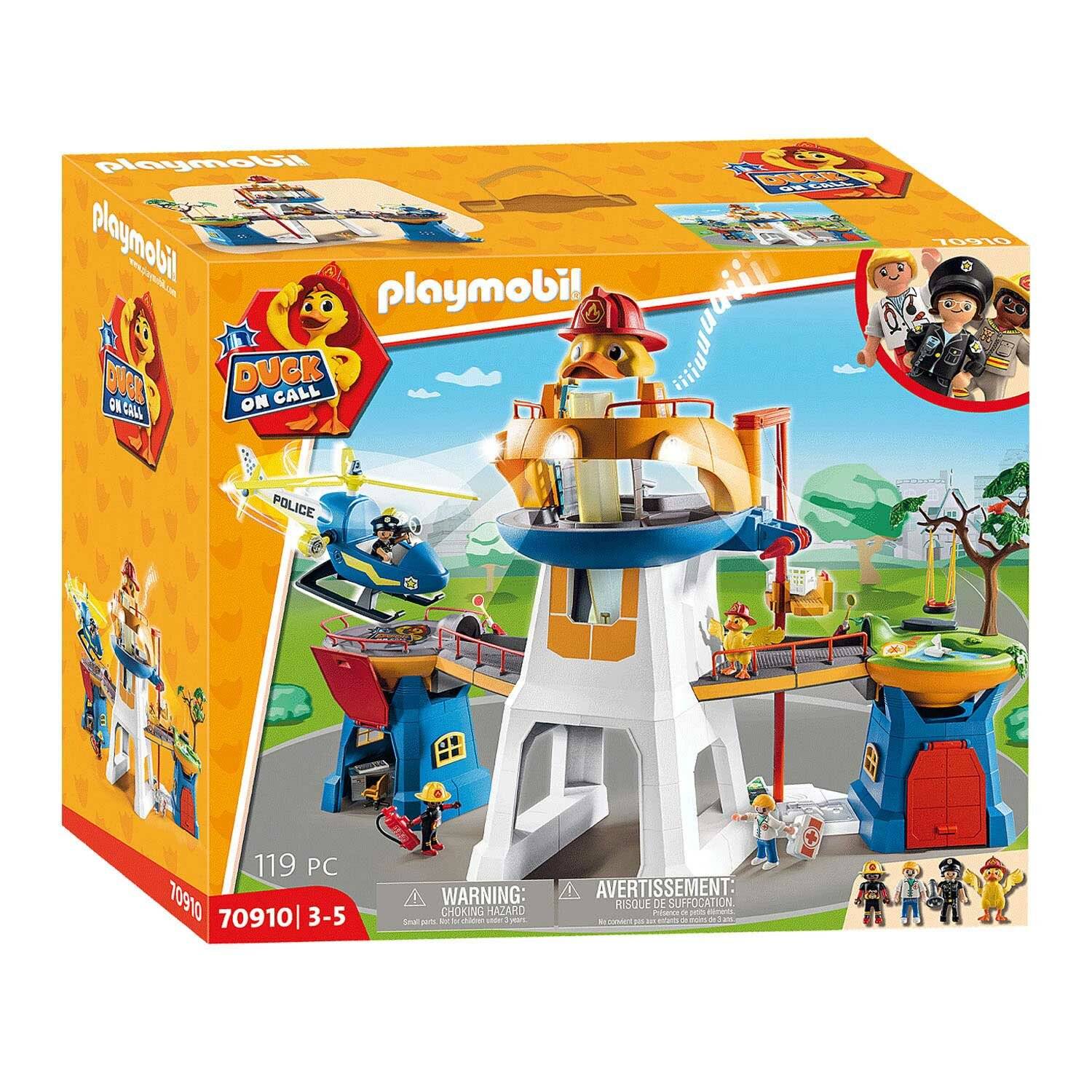 PLAYMOBIL 70910 DUCK ON CALL Das Hauptquartier, Konstruktionsspielzeug