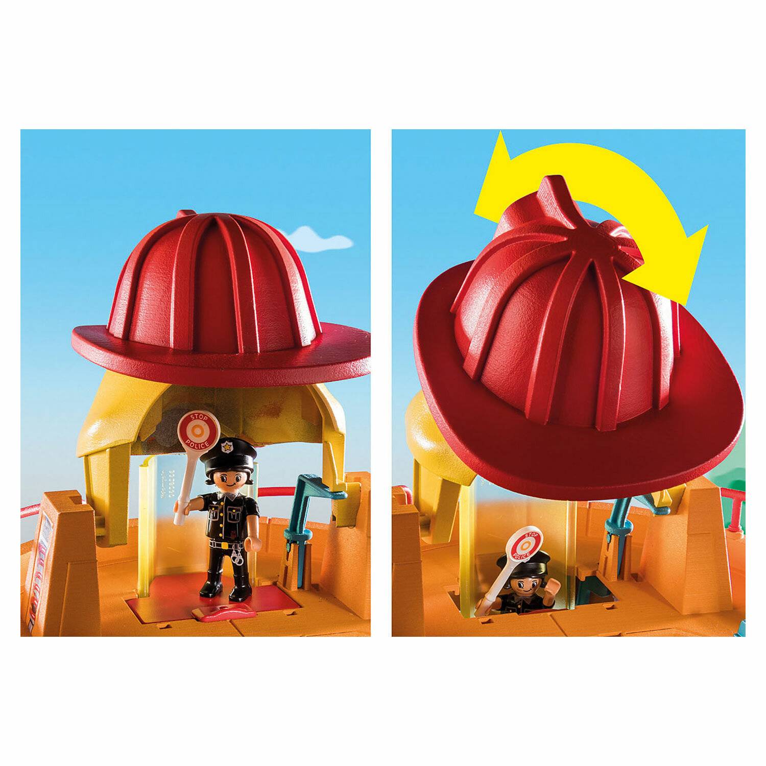 PLAYMOBIL 70910 DUCK ON CALL Das Hauptquartier, Konstruktionsspielzeug