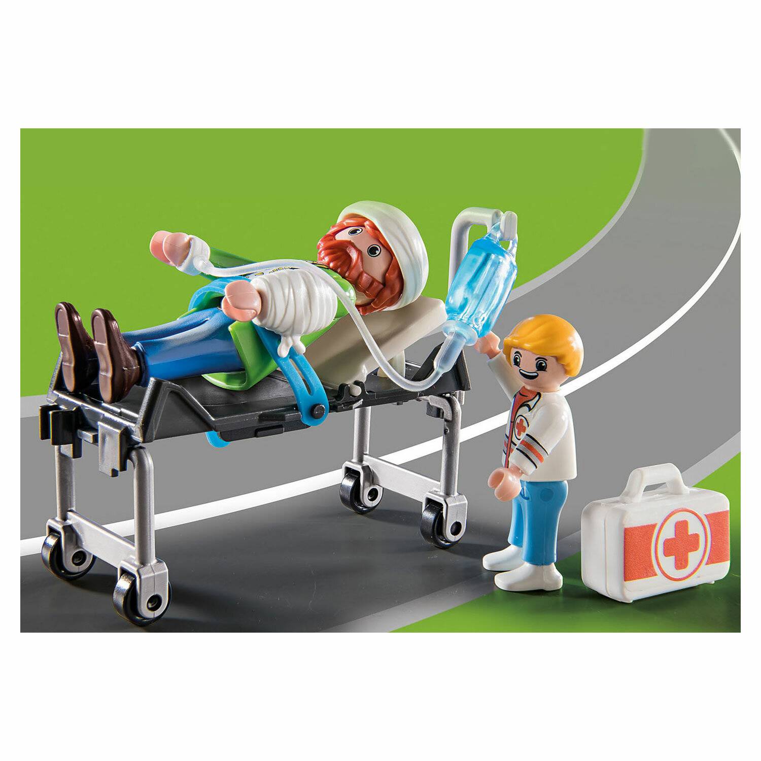 PLAYMOBIL 70913 DUCK ON CALL Notarzt Truck, Konstruktionsspielzeug