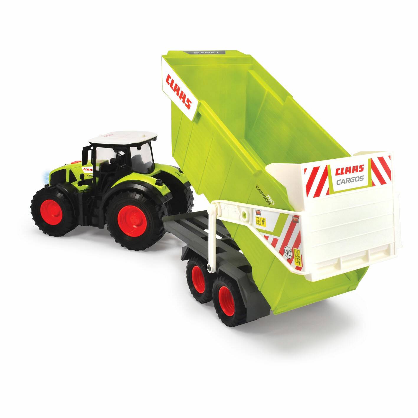 Dickie CLAAS Farm Traktor & Trailer, Spielfahrzeug